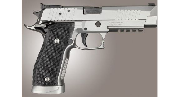 Image of Hogue SIG Sauer P226 SAO X5 X6 Piranha Grip G10, Solid Black, Black 33139