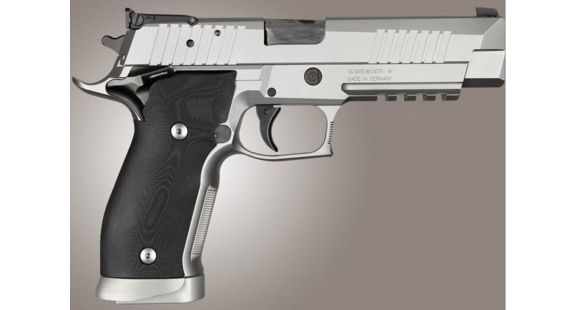 Image of Hogue SIG Sauer P226 SAO X5 X6 Smooth G10, Solid Black, Black 33169