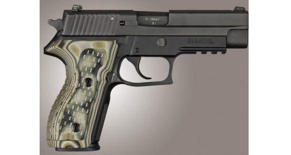 Image of Hogue SIG Sauer P227 DA/SA Chain Link G10, G-Mascus Green, Screws And Bushings Included, Green 47118