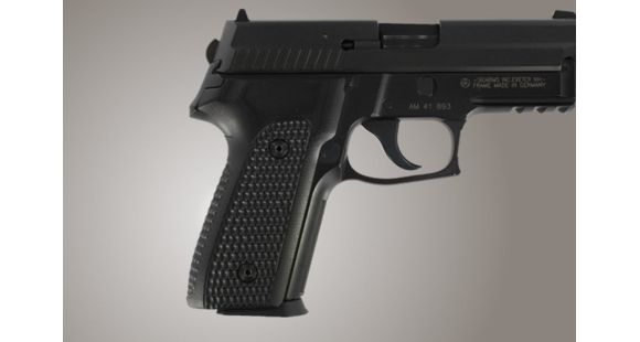 Image of Hogue SIG Sauer P228 P229 DAK Piranha Grip G-10 - Solid Black 28129