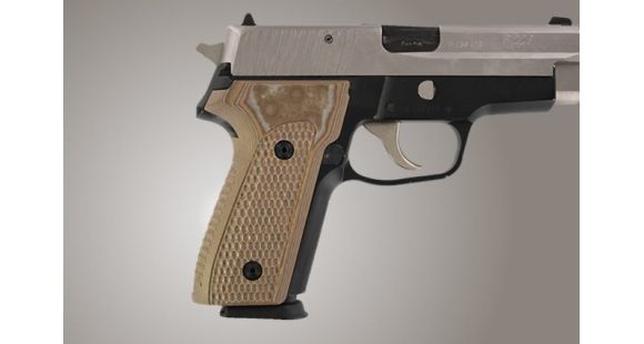 Image of Hogue SIG Sauer P228 P229 Piranha Grip G-10 - G-Mascus Tan 28137-TAN