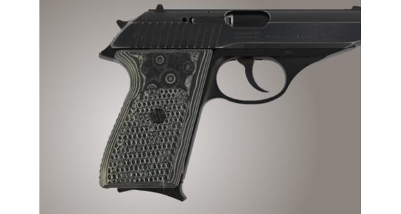 Image of Hogue SIG Sauer P230 P232 Piranha Grip G-10 - G-Mascus Black/Gray 30137-BLKGRY