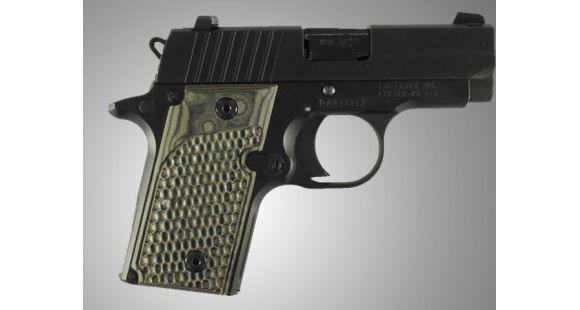 Image of Hogue SIG Sauer P238 Piranha Grip G-10 - G-Mascus Green 38138