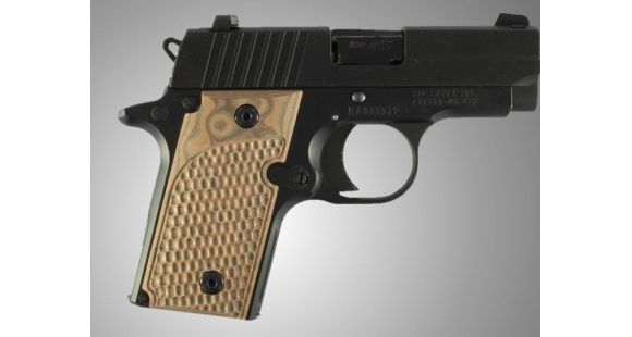 Image of Hogue SIG Sauer P238 Piranha Grip G-10 - G-Mascus Tan 38137-TAN
