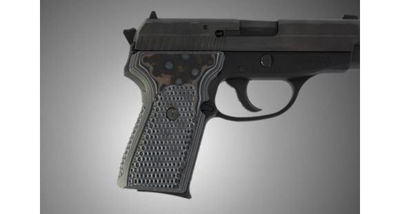 Image of Hogue SIG Sauer P239 Piranha Grip G-10 - G-Mascus Black/Gray 31137-BLKGRY