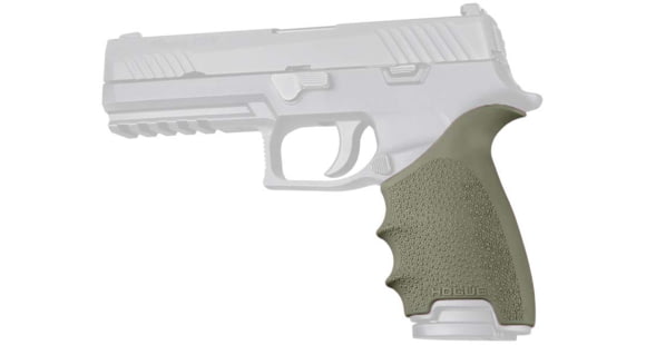 Image of Hogue SIG Sauer P320 Full Size HandALL Beavertail Grip Sleeve, OD Green, 17601