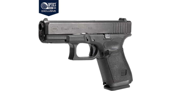 Image of Hogue Wrapter Adhesive Grip For Glock 19, 19MOS, 44, Small Frame Compact Generation 5 Small Backstrap, Rubber Black, 17270