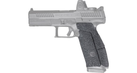 Image of Hogue Wrapter Grit 9mm Adhesive Pistol Grip, CZ P10 F, Black, 17829