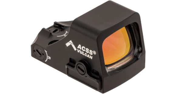 Image of Holosun HS507K Compact Pistol Reflex Red Dot Sight, 2x 0.58 x 0.77 in, MOA Red ACSS Vulcan Reticle, Black, HS507K-X2-ACSS