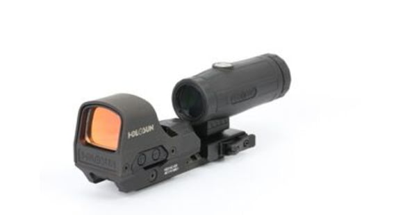 Image of Holosun HS510C Open Reflex Circle Dot Sight w/HM3X Magnifier Combo, Black, HS510C+HM3X COMBO