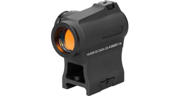 Image of Holosun Micro Red Dot Sight 1x20mm, 2 MOA Circle Dot Reticle, MAO, Black, HE403R-GD