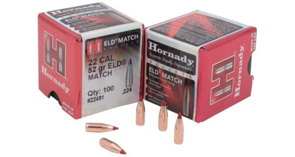 Image of Hornady ELD Match Rifle Bullets, 6mm, .243, 108 Grain
