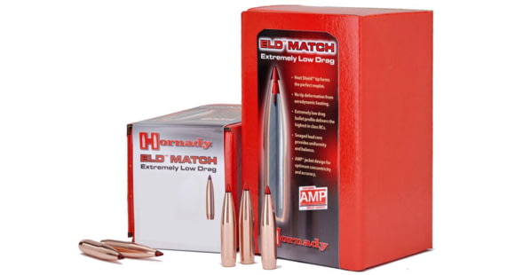 Image of Hornady ELD Match Rifle Bullets, 6.5mm, .264, 147 Grain - 2 boxes