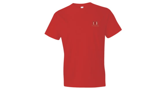 Image of Hornady Cotton Short Sleeve T-Shirt - Men's, Large, Red, 99601L