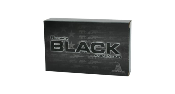 Image of Hornady BLACK .223 Remington 75 grain Boat-Tail Hollow Point Match Brass Cased Centerfire Rifle Ammo, 20 Rounds, 80267