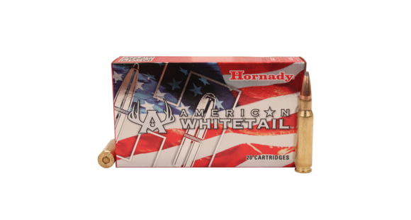 Image of Hornady American Whitetail .308 Winchester 165 grain InterLock SP Brass Cased Centerfire Rifle Ammo, 20 Rounds, 80904