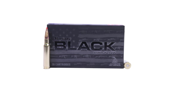 Image of Hornady BLACK .308 Winchester 168 grain A-MAX Brass Cased Centerfire Rifle Ammo, 20 Rounds, 80971