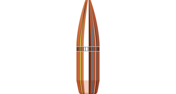 Image of Hornady Match Rifle Bullets, .22 Caliber, 68 grain, Boat Tail Hollow Point BTHP, 4500 Bullet, 2278C