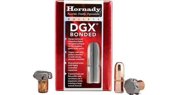 Image of Hornady DXG Bonded Rifle Bullets, .429 Caliber, 400 grain, Extremely Low Drag-eXpanding, 50 Bullet, 42404