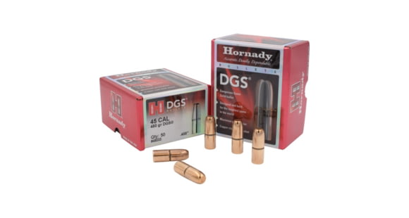 Image of Hornady DXG Bonded Rifle Bullets, .450 Nitro Express, 480 grain, Dangerous Game Solid, 50 Bullet, 45033