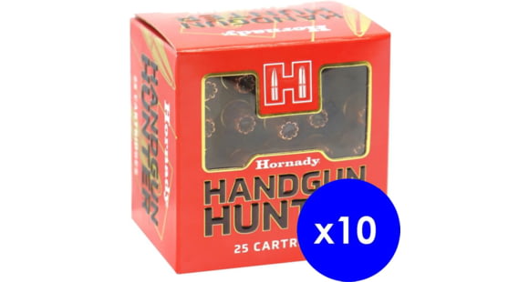 Image of Hornady Handgun Hunter 9 mm Luger +P 115 grain MonoFlex Brass Cased Centerfire Pistol Ammo, 250 Rounds