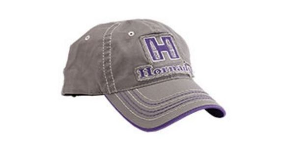 Image of Hornady Ladies Logo Cotton Cap,Gray/Purple 99304