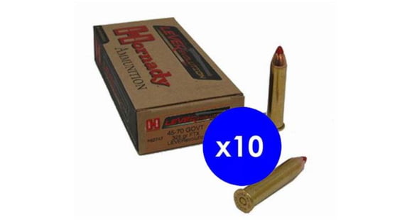 Image of Hornady LEVERevolution .45-70 Government 325 grain Flex Tip eXpanding Brass Cased Centerfire Rifle Ammo