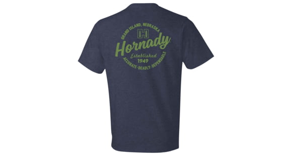 Image of USED, Hornady Logo Stamp T-Shirt - Men's, Indigo, Extra Large, 30994