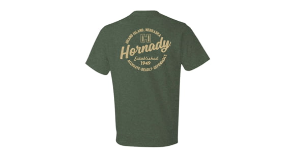 Image of Hornady Logo Stamp T-Shirt - Men's, Military Green, Large, 31433
