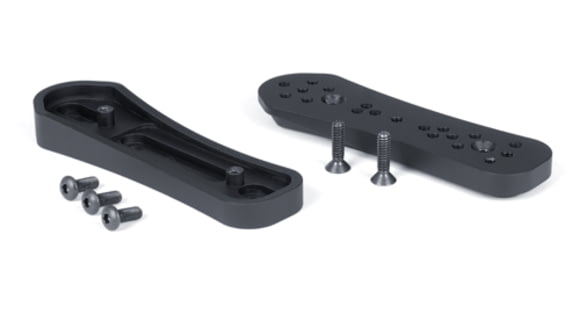 Image of JP Enterprises 2.5in. Adjustable Butt Plate, Black JPABP