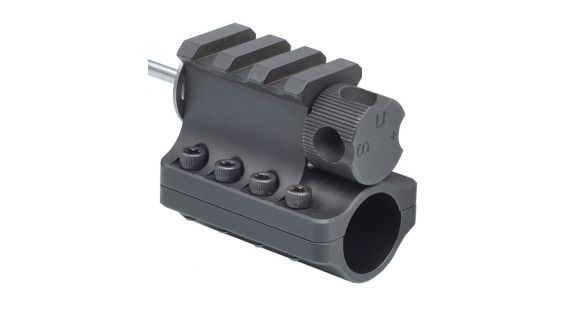 Image of JP Enterprises .750 Adj. Gas Block With Step Valve And Rifle-Length Gas Tube, Stainless Steel, Black, Black JPGS-6L