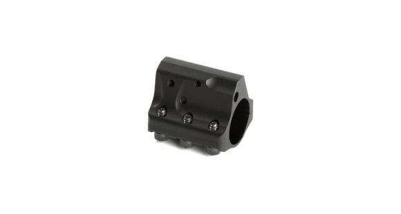 Image of JP Enterprises Adjustable Gas Block With Adjustable Locking Screw, .750 Bore, Stainless Low Profile To Fit Under Hand Guard Clamp On Style, Black JPGS-9