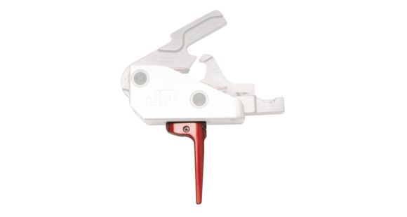Image of JP Enterprises Flat Modular Trigger Shoe, Red, JPFC-TSF-RED