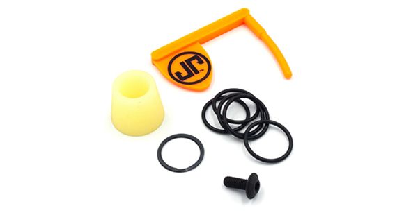 Image of JP Enterprises Gen 2 Silent Capture Spring Maintenance Kit, AR-15, Black/Silver, JPSCS2-MAIN-K15