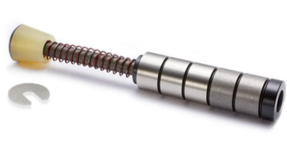 Image of JP Enterprises Gen 2 Silent Capture Spring System, 9mm, Short Stroke, 3 Steel/ 2 Tungsten Masses, Black/Silver, JPSCS2-9SS-5H2