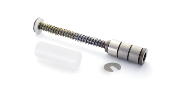 Image of JP Enterprises Gen 2 Silent Captured Buffer Spring System, AR-10, DPMS LR-308, Heavy H2 Buffer Version, Black, w/Silent Captured Spring, Spacer, JPSCS2-10H2