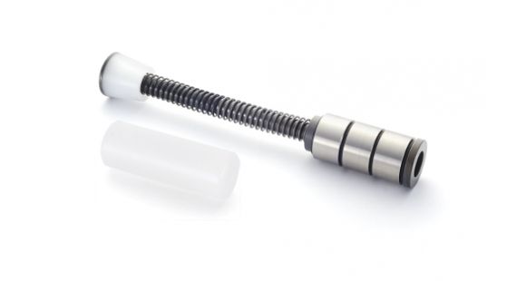 Image of USED JP Enterprises Gen 2 Silent Captured Buffer Spring System, AR-15, Standard Version, Black, w/Silent Captured Spring, Spacer, JPSCS2-15, EDEMO9, Condition Parts Only/Salvage, Defective