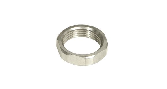 Image of JP Enterprises Jam Nut 1/2X28 .875 Stainless, Silver JPJN-12S.875