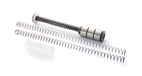 Image of DEMO, JP Enterprises Gen 2 Silent Captured Buffer Spring System, AR-10, DPMS LR-308, Standard Version, Black, w/3 Weighted Springs, Silent Captured Spring, Spacer, JPSCS2-10K