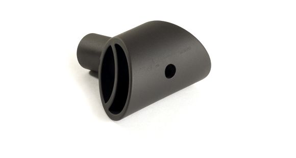 Image of JP Enterprises Recoil eliminator, dual chamber, Black Oxide, 3/4x28 TPI, 1.00 Nut JPRE-9