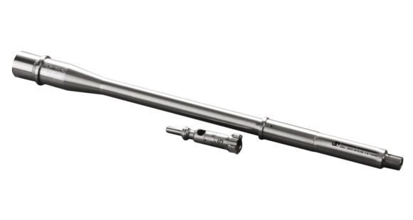 Image of JP Enterprises Supermatch Barrel With Headspaced Jp Enhanced Bolt, 14.5in, Light Contour, Silver, JPSM223-14.5L8M