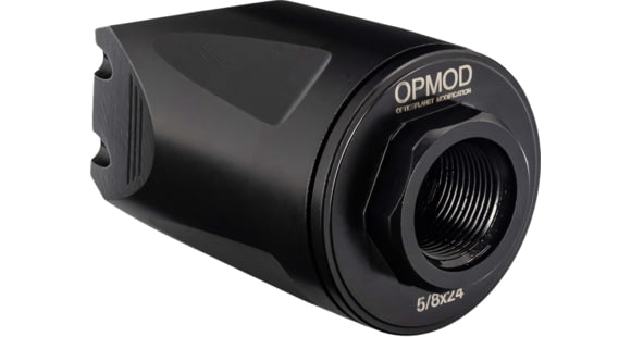 Image of Kaw Valley Precision OPMOD Big G Compensator with Hub Mount, 5/8x24, Black, .46 Caliber and Under, KBP-OPMOD-BIGG-02