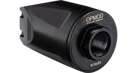 Image of Kaw Valley Precision OPMOD Big G Compensator with Hub Mount, 9/16x24, Black, .46 Caliber and Under, KBP-OPMOD-BIGG-03