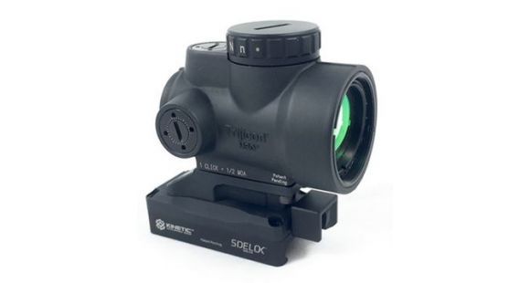Image of Trijicon MRO 1x25mm Red Dot Sight w/ Kinetic Dev. Group SIDELOK MRO Lower 1/3 Co-witness Mount, 2MOA Dot Reticle, MRO-C-2200003-KIT1