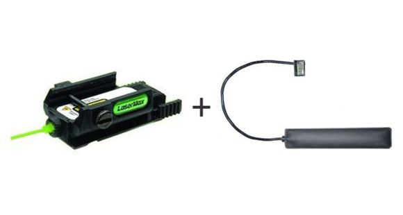 Image of LaserMax Uni-Max Picatinny Rail Mounted Lasersight w/ Lasermax Unimax Laser Sight Momentary Activation Switch