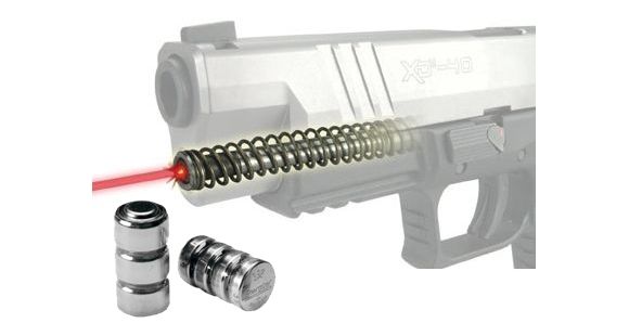Image of Lasermax Red Internal Guide Laser Sight for Springfield XDm 4.5 inch .40CAL/9mm LMS XDMS w/ Lasermax Silver Oxide Batteries, 3 PK