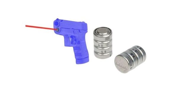 Image of LaserMax Red Laser Internal Guide Rod Laser Sight for Glock 17L, 24, 34, 35 Pistols w/ Lasermax Silver Oxide Batteries, 3 PK