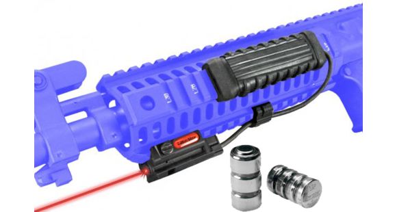 Image of LaserMax Uni-Max Rifle Value Pack - Gen 2 Red Laser, Switch, Cord Cover, Clips w/ Lasermax Silver Oxide Batteries, 2 PK