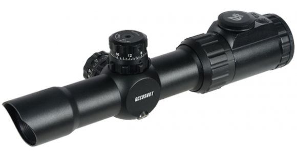 Image of Demo,Leapers 30mm 1-4.5x28 Circle Dot CQB Rifle Scope w/Glass IE Reticle and Lever Lock QD Rings SCP3-145IECDQ