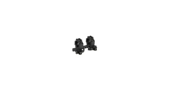 Image of Leapers UTG Integral QD Offset 1in 2 Slot 35mm High 70mm Base Picatinny Mount M1S35070R2